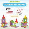 Tinamiri Supermag - House 55 - Magnetic Building Set, Educational construction fun, 55 piece set, Magnet Toys, 0663 - 3 of 4