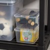 Racxily Plastic Storage Bins,  Stackable Organizing Box, Durable Nestable Containers, Clear - 4 of 4