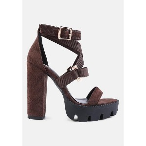 Fresh Daisy Harness Straps Block Heel  Sandals Women - 1 of 4