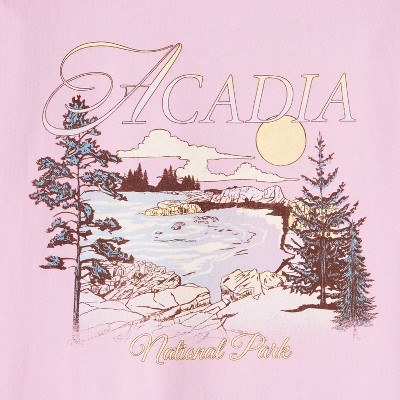 Cat & Jack Girls' Short Sleeve 100% Cotton 'Acadia' Oversized Graphic T-Shirt - Cat & Jack™ Mauve M — фото 3