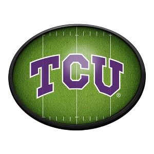 College Football On the 50 Design Oval Slimline Lighted Wall Sign - 1 of 4