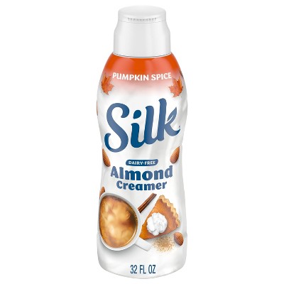 Silk Pumpkin Spice Dairy-Free Almond Milk Coffee Creamer - 1qt