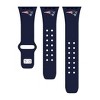 NFL New England Patriots Apple Watch Compatible Silicone Band - Blue - 2 of 3