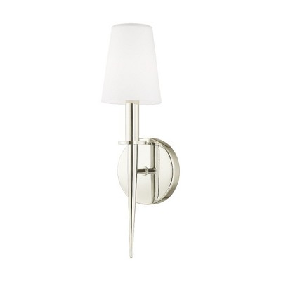 Livex Lighting Witten 1 - Light Wall Light in  Polished Nickel