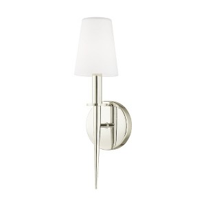Livex Lighting Witten 1 - Light Wall Light in  Polished Nickel - 1 of 1