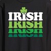 Men's - Instant Message - Irish Retro Repeat Long Sleeve Graphic T-Shirt - 2 of 4