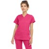 MediChic Womens 8-Pocket Scrubs Set- V-Neck with 4-Pocket Jogger Scrub Pants - 4 of 4
