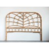 Storied Home Rattan Arched Headboard Natural - 2 of 3
