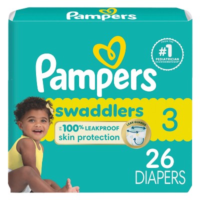 Pampers Swaddlers Sensitive Disposable Diapers - (Select Size and Count)