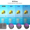 Boersma Snap On ND Filter Set Compatible with DJI Osmo Action 3/4/5 Pro, 4 Pack ND8+ND16+ND32+CPL Neutral Density Polarizing Action Camera Accessories - 3 of 4