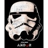 Men's Star Wars: Andor Stormtrooper Helmet Pull Over Hoodie - 2 of 4
