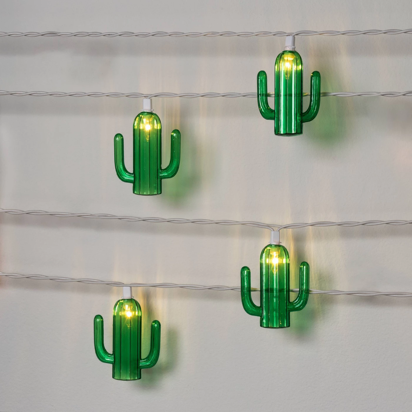 Cactus String Lights Green