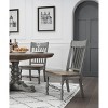 Set of 2 Weston Dining Chairs Gray - Treasure Trove Accents: Hardwood Frame, No Assembly, Spot Clean - 4 of 4