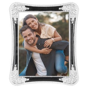 REGALWOVEN Shiny Craft Clear Glass Surface Photo Frame - 1 of 4