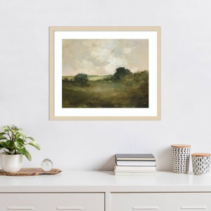 Amanti Art Country View by Julia Purinton Wood Framed Wall Art Print - 1 of 4
