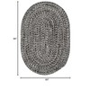 Colonial Mills Laffite Tweed Rug - Black 5x7 - 3 of 3