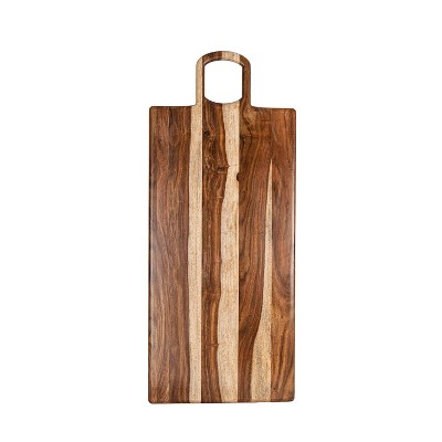 Oversized Serving Board Natural Sheesham Wood by Foreside Home & Garden