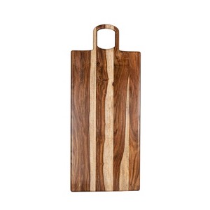 Oversized Serving Board Natural Sheesham Wood by Foreside Home & Garden - 1 of 4