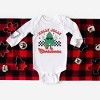 The Juniper Shop Holly Jolly Christmas Tree Baby Long Sleeve Bodysuit - 2 of 3