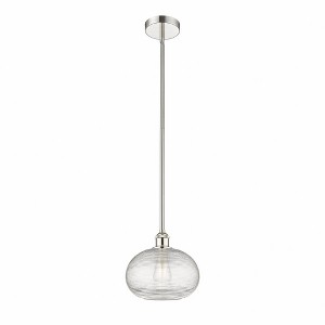 Ithaca - 1 Light Stem Hung Mini Pendant In Industrial Style-9 Inches Tall and 10 Inches Wide - 1 of 1