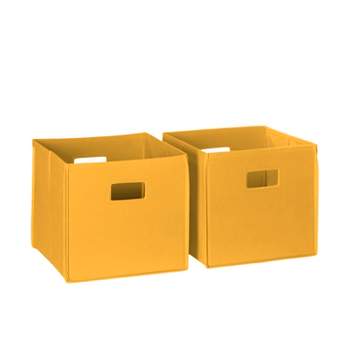 Yellow Small Plastic Storage Bin 6 Pack - TCR2088578