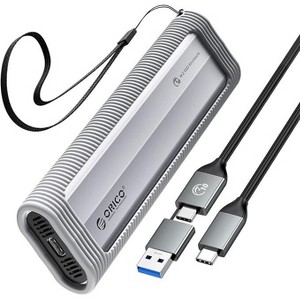 ORICO Aluminum M.2 NVMe SSD Enclosure, USB 3.2 Gen 2(10Gbps ) to Tool-Free NVMe PCI-E M.2 SSD Case - 1 of 1