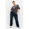 Women's Plus Size Kyra Tee - black wash | CITY CHIC - 3 of 4