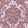 RT Designer Collection Baylor Jacquard 2 Pack Luxurious Modern Design Curtain Panel Pair 36" x 84" Terracotta - 3 of 4