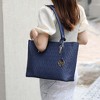 MKF Collection Edelyn Embossed M Signature Vegan Leather Women’s Tote Bag by Mia K – 4 Pcs set - 3 of 4