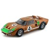 1966 Ford GT-40 MK 2 Gold #4 1/18 Diecast Model Car by Shelby Collectibles - 2 of 3