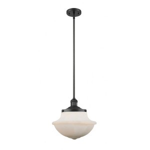 Oxford - 1 Light Stem Hung Mini Pendant In Traditional Style-11.5 Inches Tall and 11.75 Inches Wide - 1 of 1