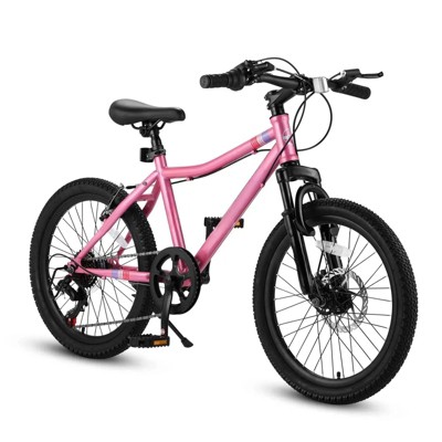 Infurnic Bicycles Kids' Bike, Mountain Bike, 7 Speed Teenager Children Kids' Bicycles, Front Suspension Disc Brake Rear V-Brake, 54"*23"*31.5"