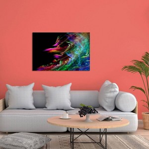 iCanvas Fire Waive by Unknown Artist Canvas Print Wall Art - 1 of 3