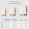 BEAFUP Luggage Sets 4 Piece, ABS Durable Suitcase with Travel Bag, Carry On Luggage Suitcase Set with 360° Spinner Wheels - 3 of 4