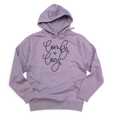 Simply Sage Market Women's Graphic Hoodie Comfy And Cozy Cursive : Target