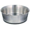 Pro Select Stainless Steel Dog Bowl with Rubber Base Sizes Vary (1 Pack), 30 OZ - 2 of 4