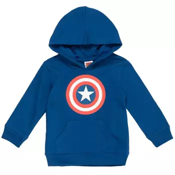 salud Lógico Aparecer Marvel Avengers Captain America Fleece Hoodie Little Kid : Target