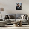 Stupell Industries Abe Lincoln with Cellphone Black Framed Floater Canvas Wall Art - 2 of 4