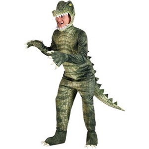 HalloweenCostumes.com Adult's Dangerous Alligator Costume - 1 of 2