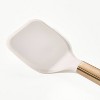 Stainless Steel and Silicone Cookie Shovel Champagne - Figmint™: Dishwasher-Safe Spatula, Figmint Kitchen Utensil - 3 of 4