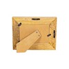 4x6 Inch Pieced Square Picture Frame Natural Mango Wood, MDF & Glass by Foreside Home & Garden - 4 of 4