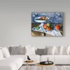 Trademark Fine Art -Paul Cezanne 'Still Life With Fruit Dish' Canvas Art - 3 of 3
