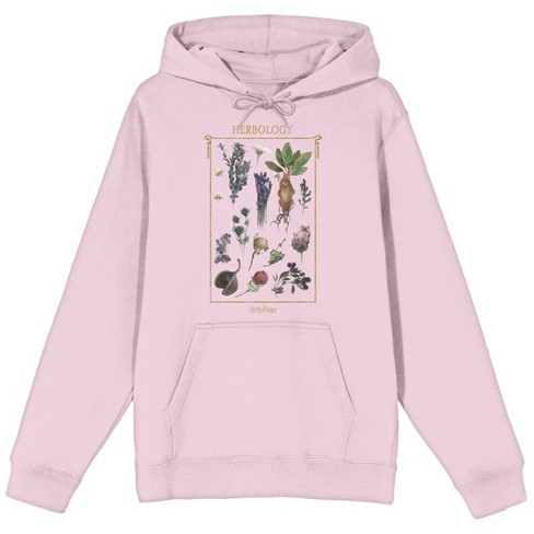 Harry Potter Herbology Oil Painting Long Sleeve Cradle Pink Men s Hooded Sweatshirt Target