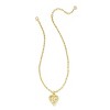 Kendra Scott Romy Statement Heart Necklace - Gold - image 2 of 3