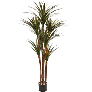 Nearly Natural 5.5-ft Giant Yucca Artificial Tree UV Resistant - 1 of 2