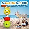 Itopfox Latex Dog Squeaky Toys, Rubber Soft Chewing Fetch Play Balls for Puppy Small Pets, 6-Piece Set for Mini and Small Breeds - 2 of 4