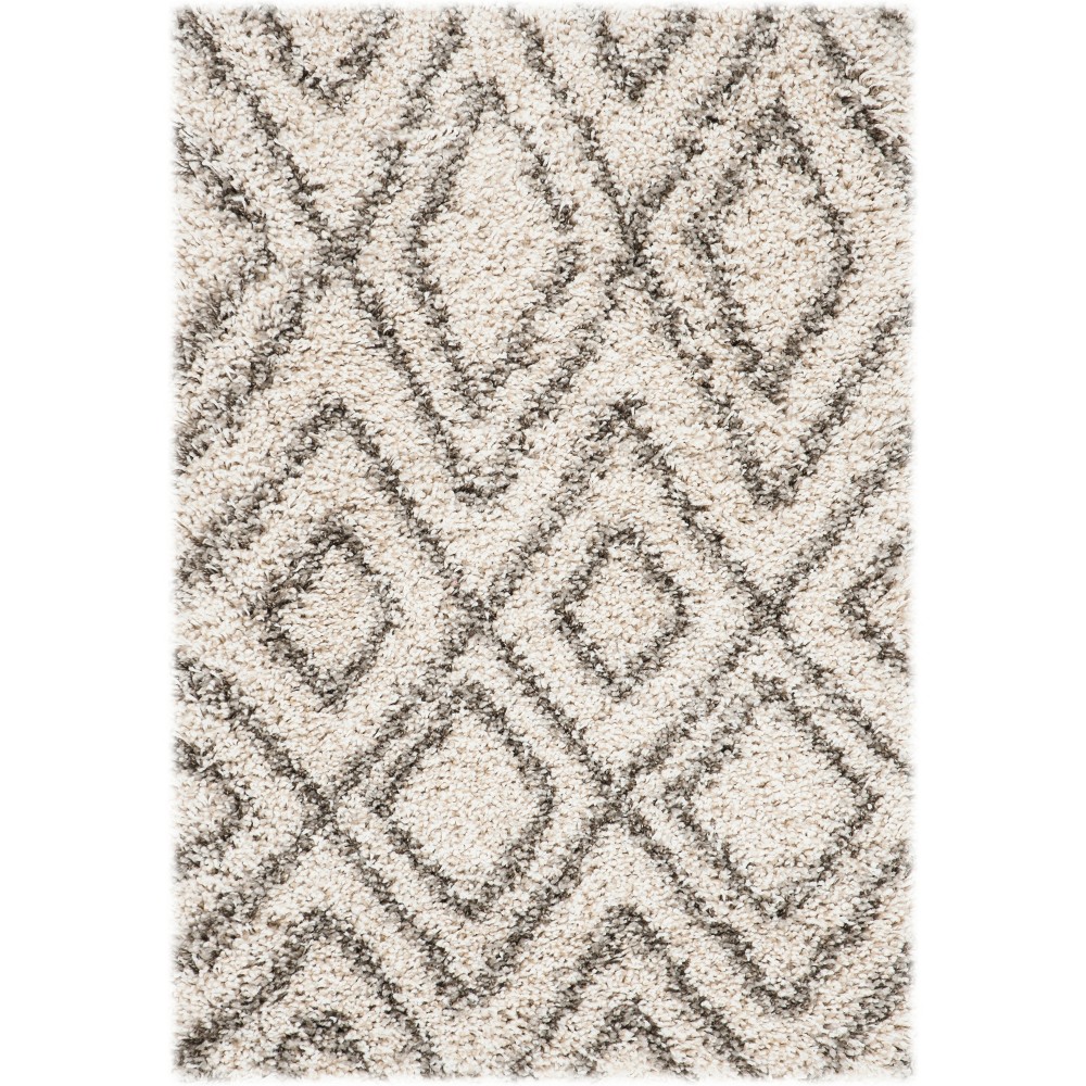 3'x5' Lelia Geometric Loomed Rug Ivory/Gray - Safavieh