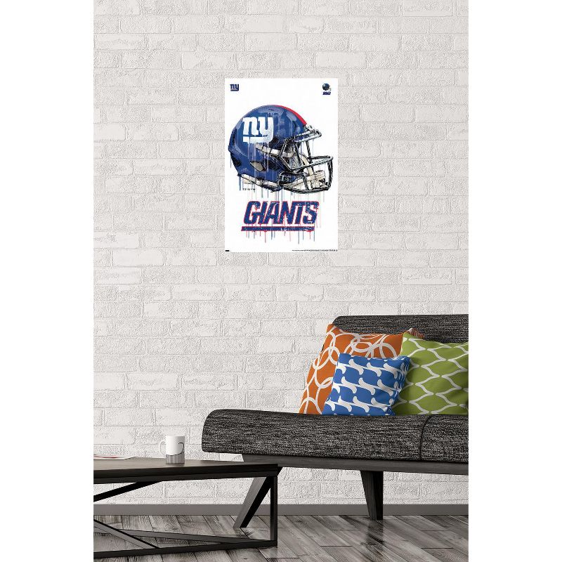 Trends International NFL New York Giants - Drip Helmet 20 Unframed Wall Poster Prints, 2 of 7