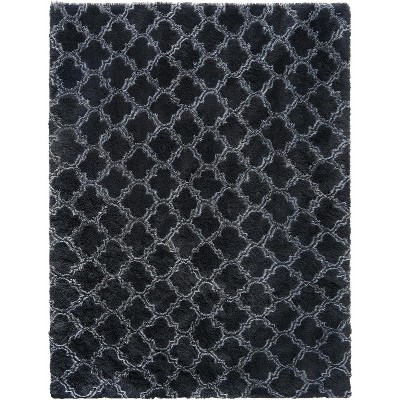 AMERLIFE Area Rug with Shaggy High Pile, Soft Carpet for Living Room and Bedroom