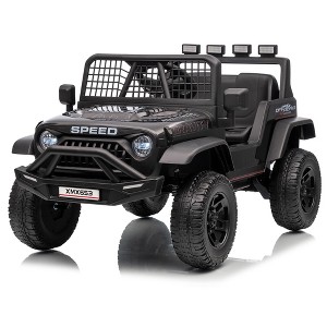 Jojoka 12V Kids Electric Ride On Truck with Remote Control Ride On Toy for Toddler Boys & Girls - 1 of 4